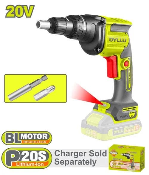Cordless drywall screwdriver