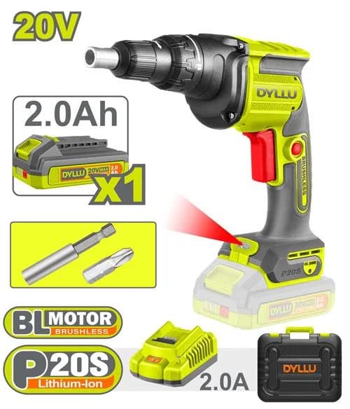 Cordless drywall screwdriver
