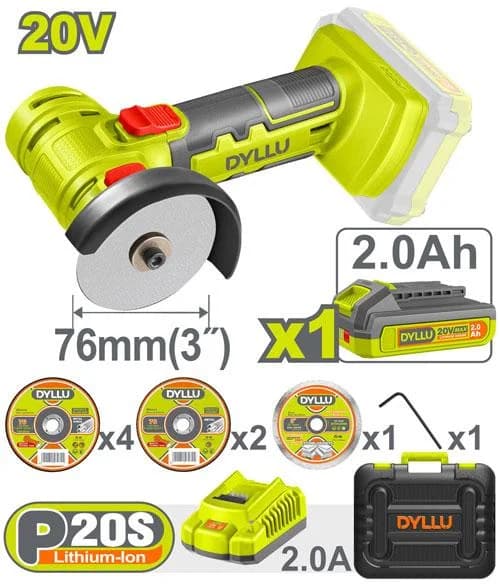 Cordless angle grinder