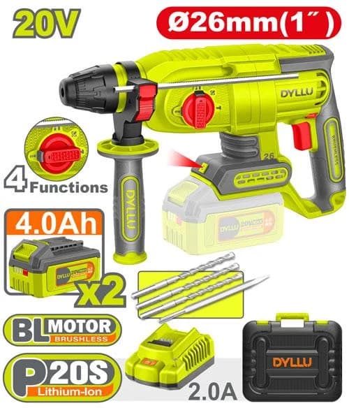 Cordless rotary hammer